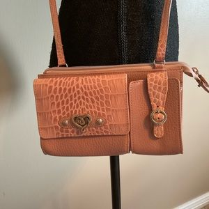 Brighton pink crossbody- shoulder bag-purse